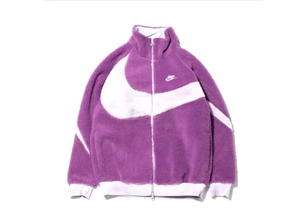 Женская двусторонняя куртка Nike Big Swoosh, фиолетовая