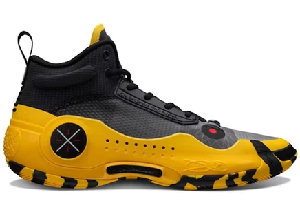 Мужские кроссовки Li-Ning Wade 10 Caution, черно-желтые