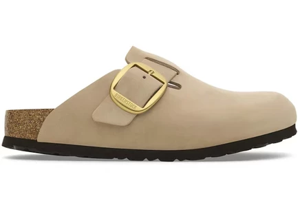 Мужские сабо Birkenstock Boston Big Buckle, песочные