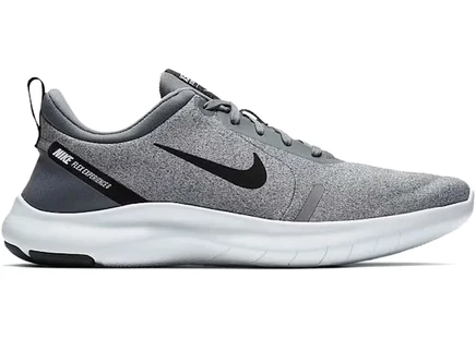 Мужские кроссовки Nike Flex Experience RN 8, серо-серебристо-бело-черные