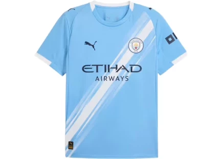 Мужская футболка Puma Manchester City 25/26, голубая/белая