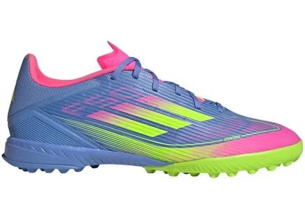 Мужские бутсы Adidas F50 League Turf, синие/лимонные