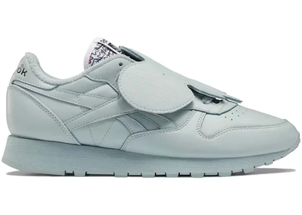Унисекс кроссовки Reebok Classic Leather Eames Elephant кожаные, серо-черные