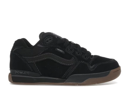 Мужские кроссовки Vans Rowley XLT, черные с коричневой подошвой