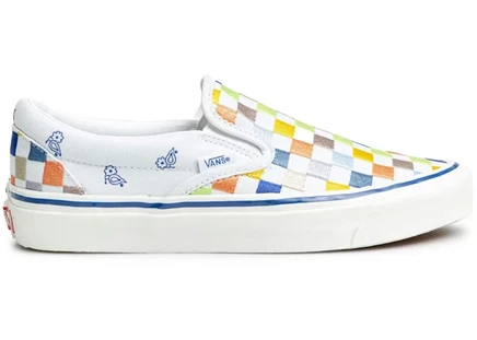 Мужские слипоны Vans Classic Slip-On 98 DX, белые
