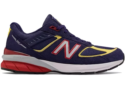 Мужские кроссовки New Balance 990v5, фиолетово‑голубые