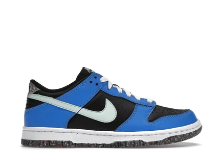Детские кроссовки Nike Dunk Low Crater, черно-голубые