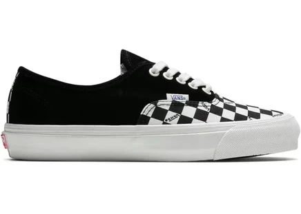 Мужские кеды Vans Authentic OG LX, черные/клетчатые