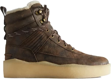 Мужские ботинки Clarks Rushden Boot Ronnie Fieg с меховой подкладкой, шоколадные