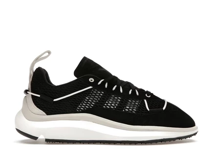Мужские кроссовки Adidas Y-3 Shiku Run, черно-бело-серые