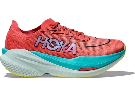 Женские кроссовки Hoka One One Mach X 2, грейпфрут/коралловый