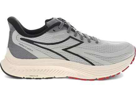 Мужские кроссовки Diadora Mythos, серебристо‑серые/чёрные