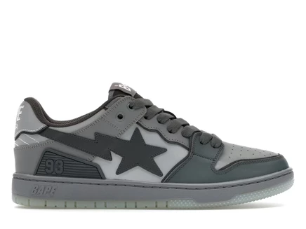 Мужские кроссовки bape sk8 sta #5, серые