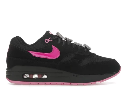 Мужские кроссовки Nike Air Max 1 PRM, черные с розовым