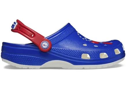 Мужские сабо Crocs Classic Clog NBA Philadelphia 76ers, белые