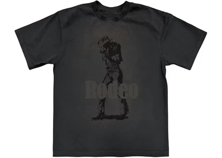 Мужская футболка Travis Scott Rodeo 10 Years Cowboy II, черная