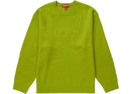 Унисекс свитер Supreme Pilled (FW23), лаймовый