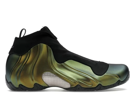 Мужские кроссовки Nike Air Flightposite, золотисто-черные