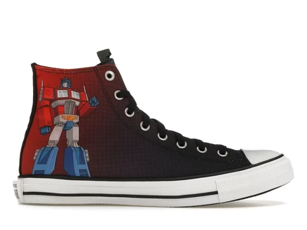 Мужские кеды converse chuck hi transformers, черно-белые