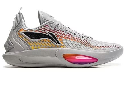 Мужские кроссовки Li-Ning JB3, серо-розово-желтые