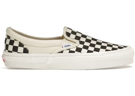 Кеды Vans Slip-On Classic Canvas в черно-белую клетку