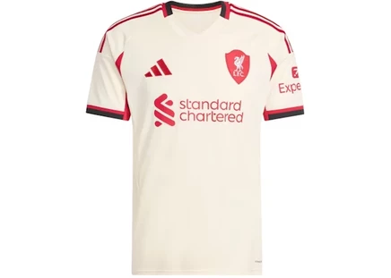 Мужская выездная футболка Adidas Liverpool FC 25/26, белая