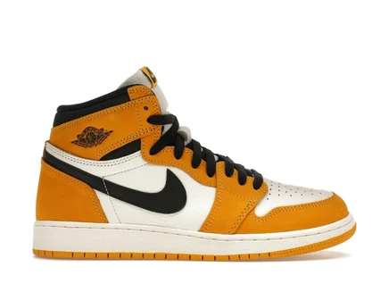 Детские кроссовки Jordan 1 Retro High OG (GS), охра