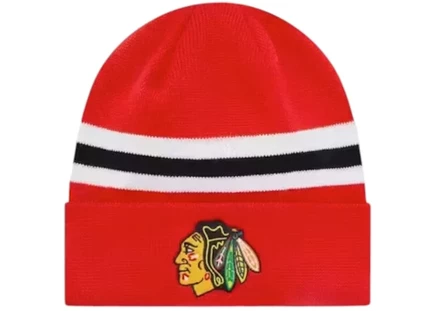 Мужская шапка OVO x NHL Chicago Blackhawks, красная
