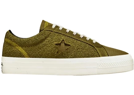 Мужские кеды Converse One Star Ox Renew Remix, темно-зеленые/белые
