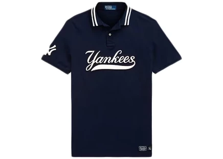 Мужское поло Polo Ralph Lauren Yankees, темно-синее