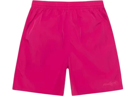 Мужские нейлоновые шорты Stussy Court, ягодные