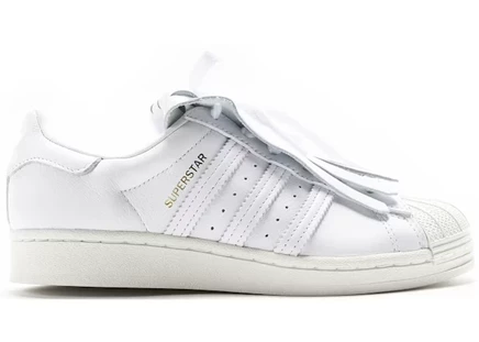 Женские кеды Adidas Superstar Fringe Kiltie, белые