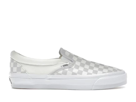Мужские слипоны Vans Slip-On Checkerboard, серые