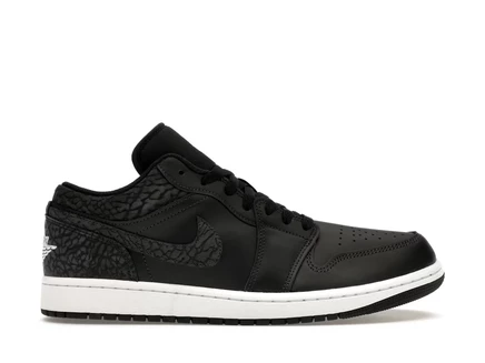 Мужские кроссовки Jordan 1 Low SE, черные