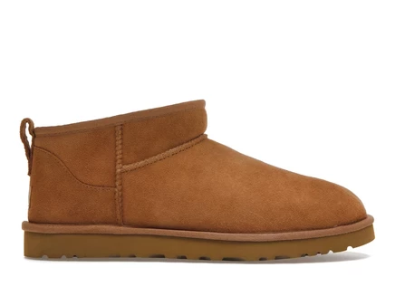 Женские ботинки Ugg Classic Ultra Mini, каштановые