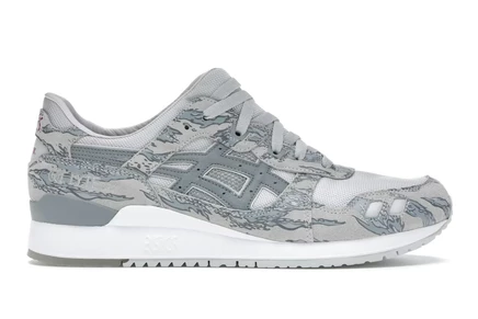 Мужские кроссовки asics gel-lyte iii, серо-фиолетовые