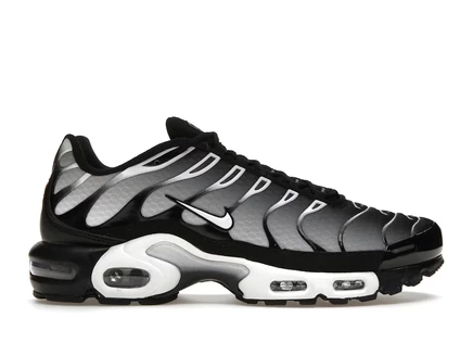 Мужские кроссовки Nike Air Max Plus, черно-серебристо-белые
