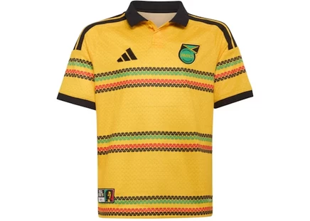 Футболка сборной Ямайки Adidas Bob Marley 2026, золотая