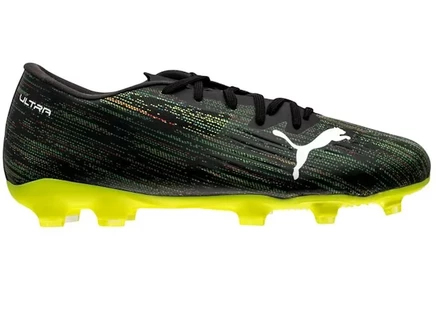 Детские бутсы Puma Ultra 2.2 FG/AG, черно-желтые