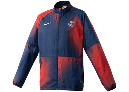 Мужская ветровка Nike PSG Windrunner Repel, темно-синяя/красная