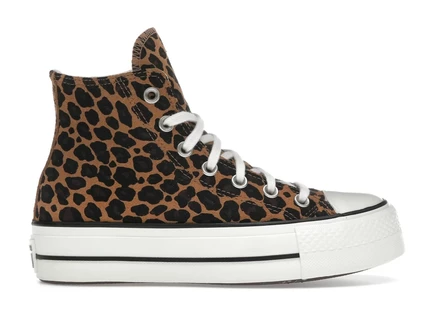 Женские кеды Converse Chuck Taylor Lift, леопардовые