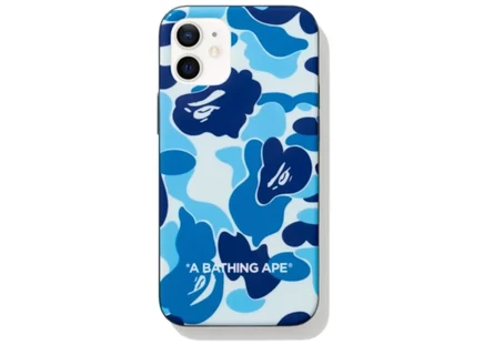 Унисекс чехол для iPhone 12 mini BAPE ABC Camo, синий