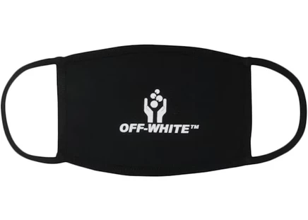 Мужская маска для лица Off-White Hands, черно-белая
