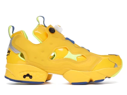 Мужские кроссовки Reebok InstaPump Fury Minions, жёлто-синие