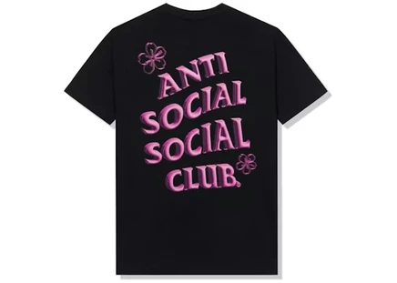 Мужская футболка Anti Social Social Club Coral Crush, черная