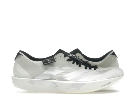 Мужские беговые кроссовки Adidas Adizero Adios 9 Y-3, алюминий/чёрные