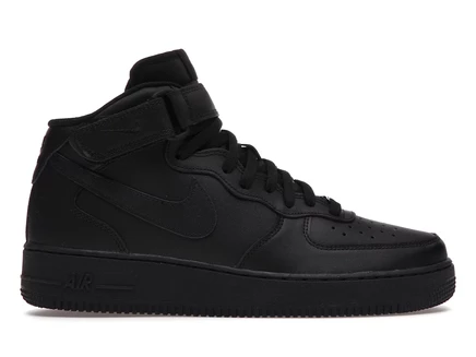 Мужские кроссовки Nike Air Force 1 Mid '07, черные