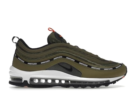 Мужские кроссовки Nike Air Max 97 Undefeated Militia Green (2020), оливково-зеленые