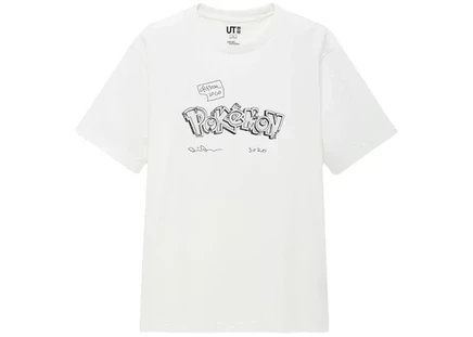 Мужская футболка Daniel Arsham x Pokemon Crystal Logo, белая