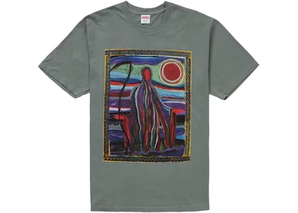 Мужская футболка Supreme Reaper Tee, темно-шалфейная